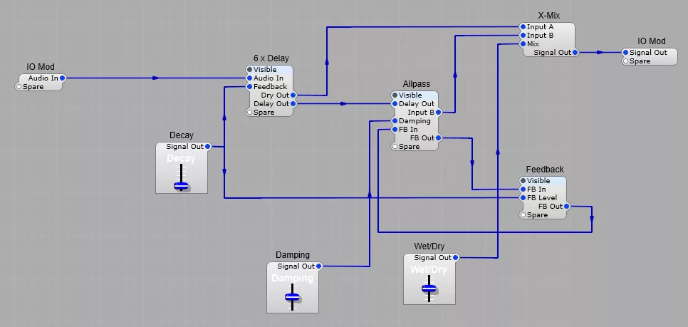 Complete Schroeder reverb.