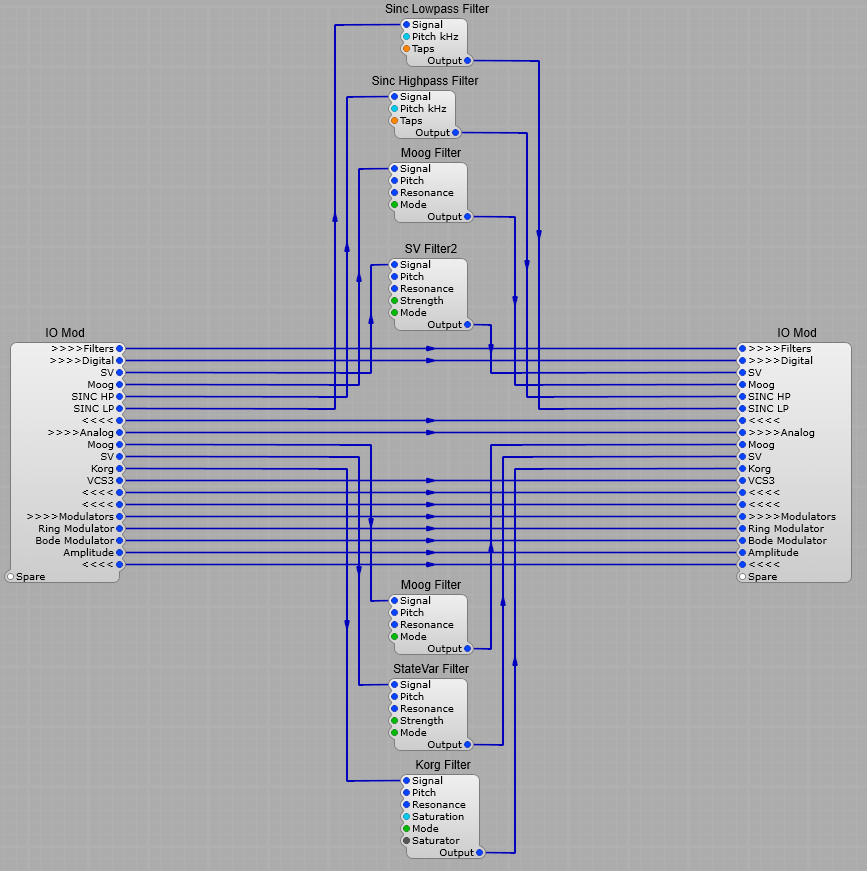 Inside the container for the effects or prefab effects