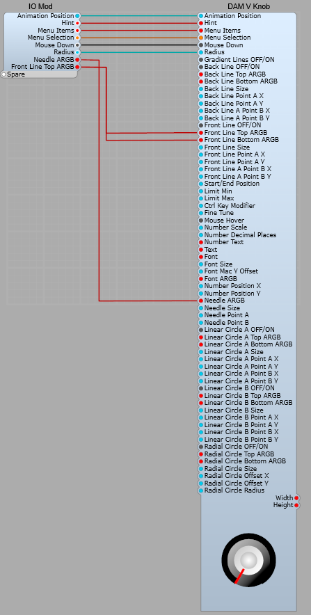 Connecting up the DAM V Knob for use in the Sub-Control.