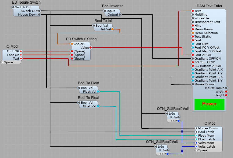Altenative latching push button